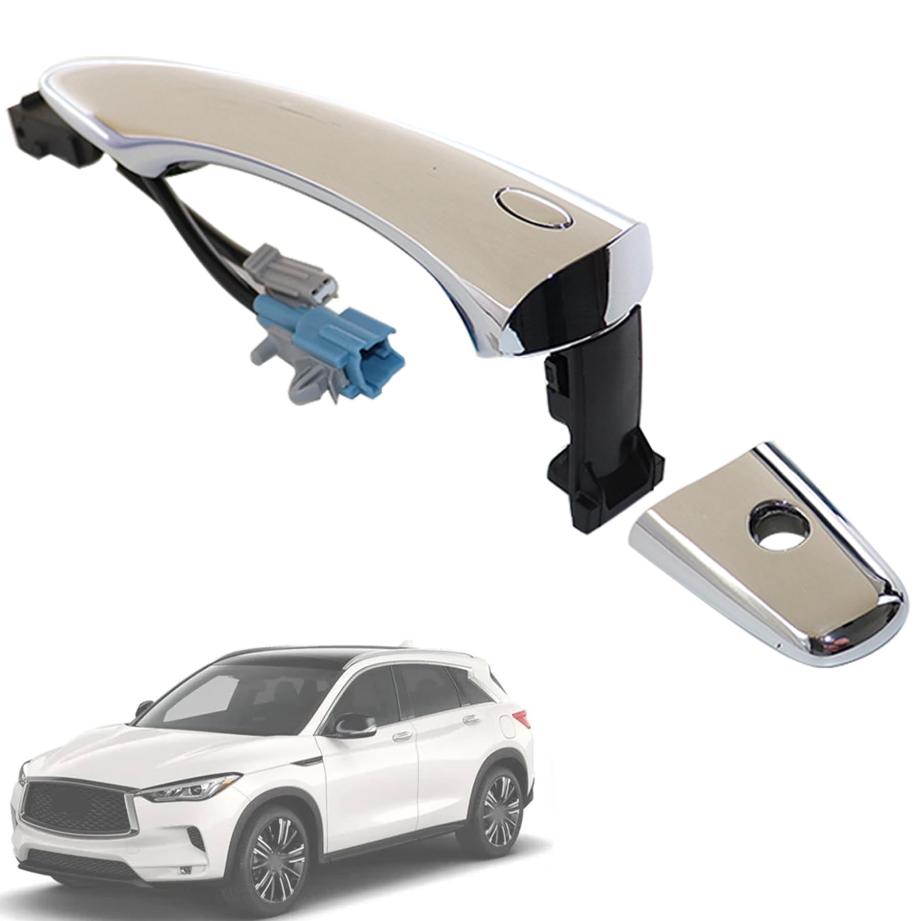 Amazon.com: XQSMWF 806401BA0A Chrome Front Driver Side Exterior